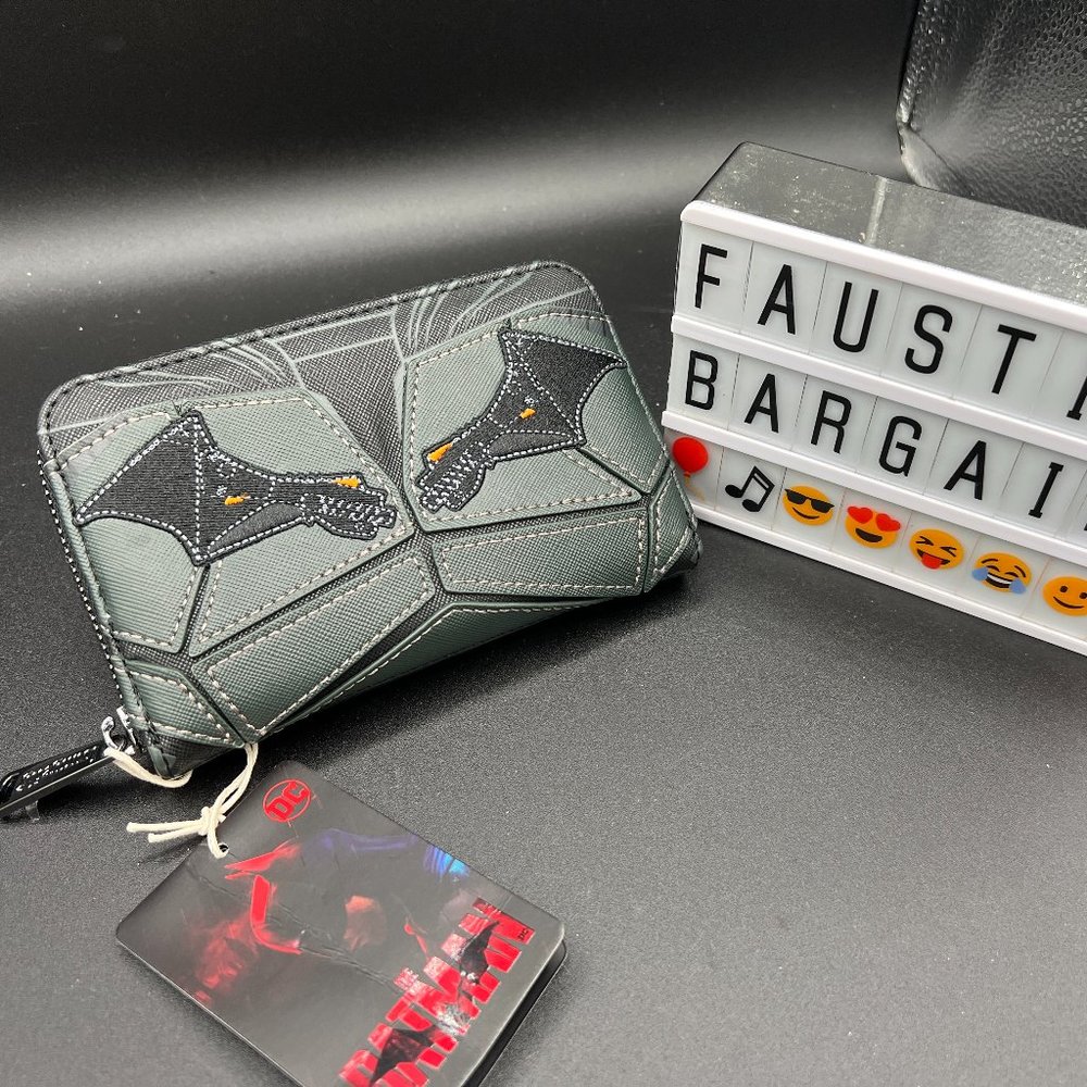 Loungefly x DC Comics Batman Cosplay Mini Zip Around Wallet